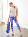 LADIES PERFECTLY PINEAPPLE CAPRI LEGGING