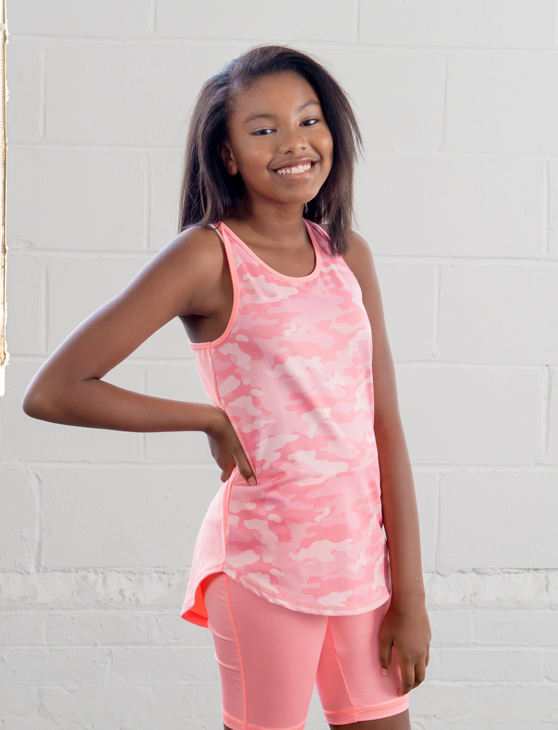 pink camo tank top
