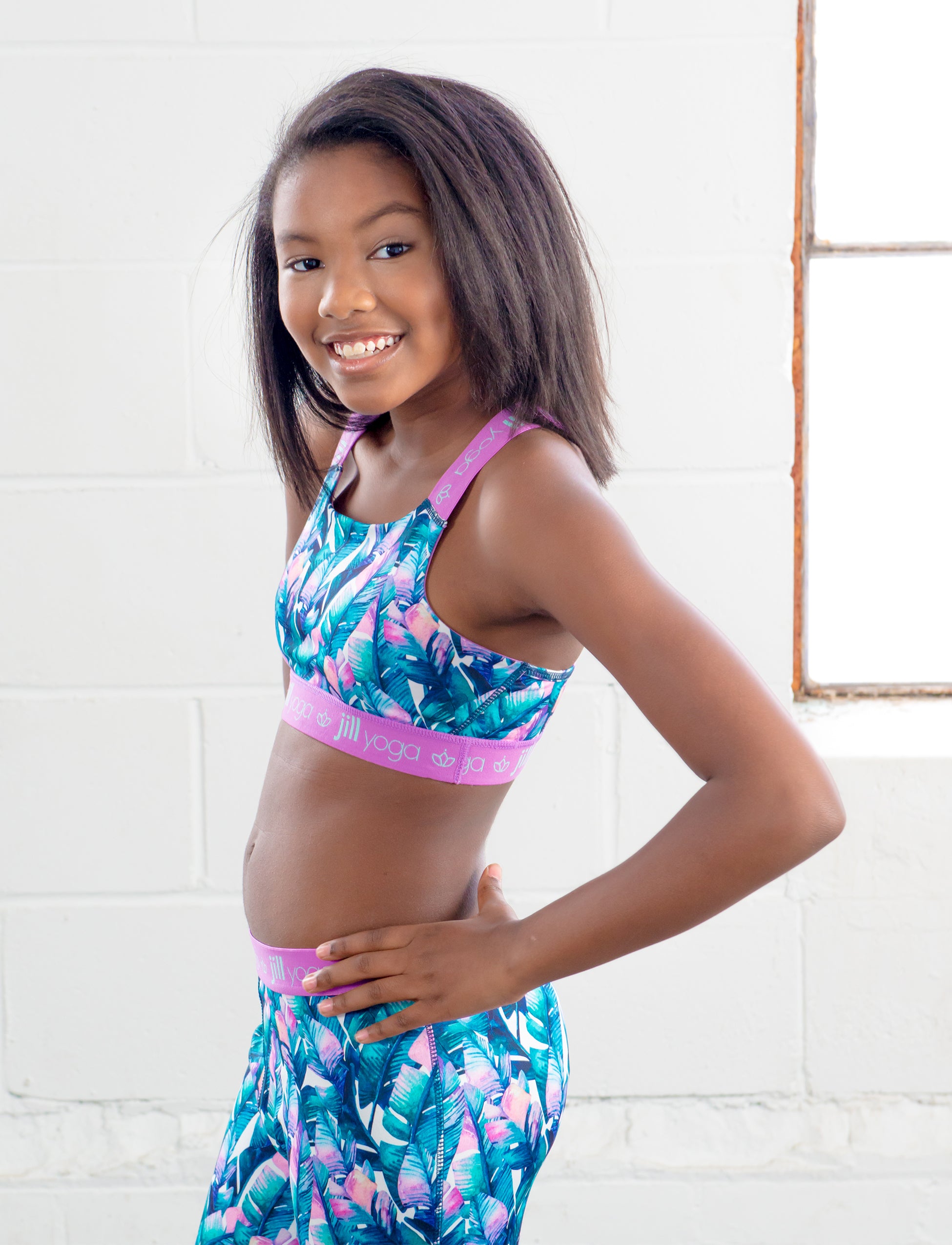 GIRLS ACTIVE CROP – Jill Yoga