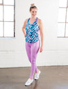 LADIES HIGH RISE  IRIDESCENT LEGGINGS