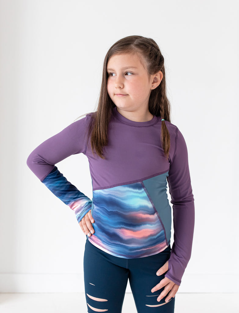 GIRLS 2-6 CUT AND SEW ACTIVE WARM-UP T – Jill Yoga