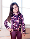GIRLS 2-6 CUT AND SEW HOODED JACKET