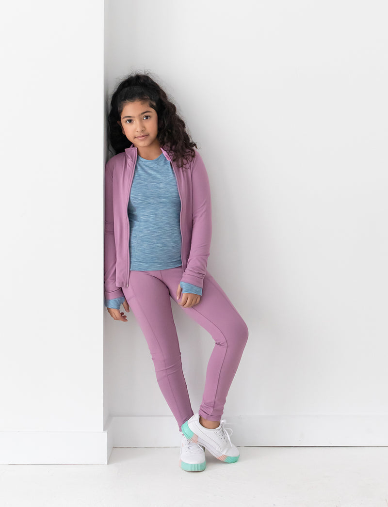 GIRLS 2-6 SIDE POCKET LEGGING