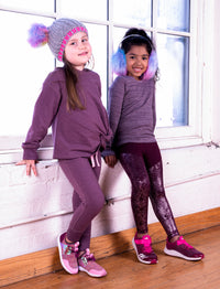 GIRLS 2-6 KNOTTED SWEATSHIRT