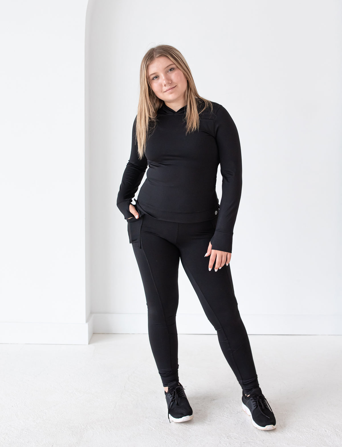 GIRLS CARGO POCKET LOUNGE LEGGING