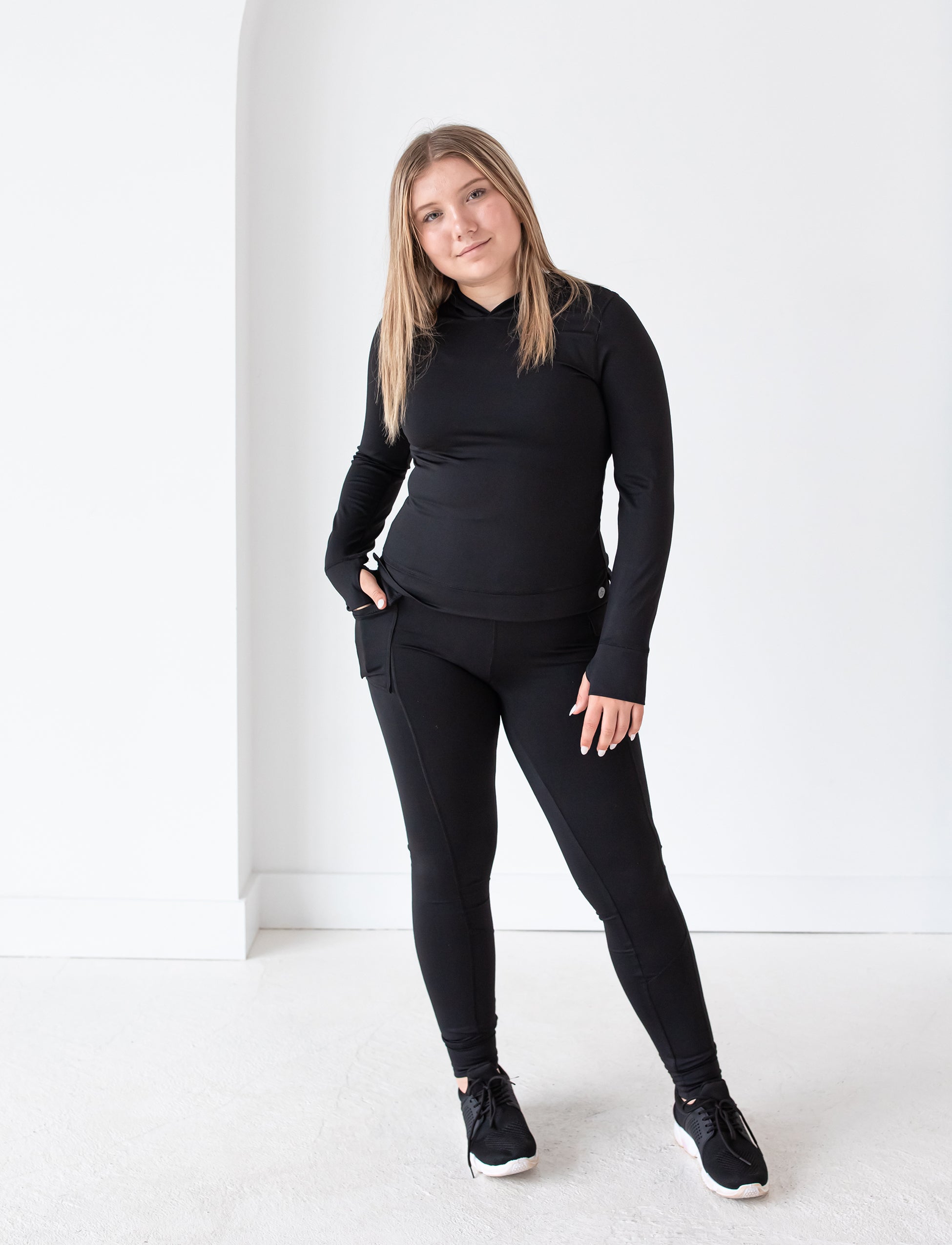 GIRLS CARGO POCKET LOUNGE LEGGING