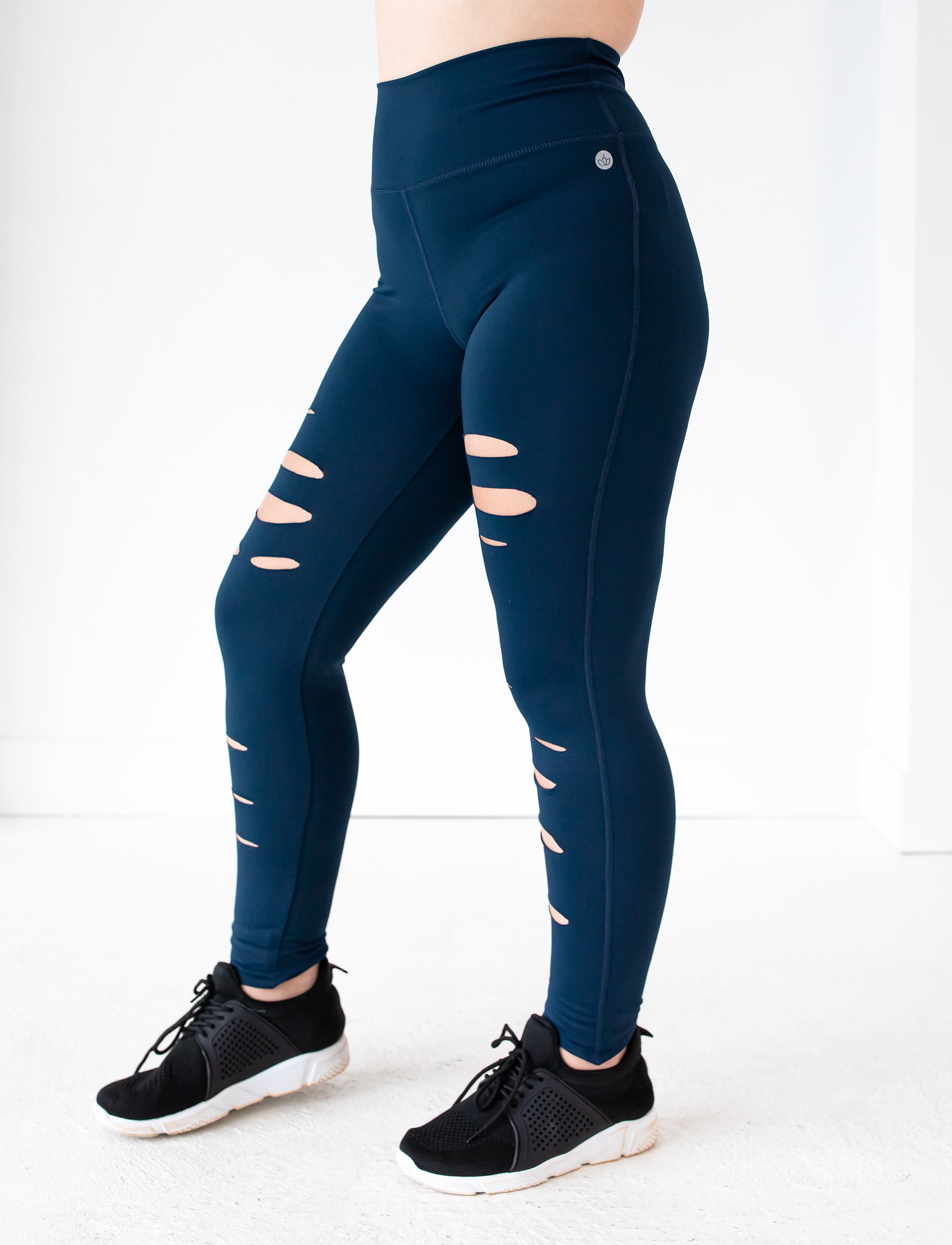 Girls distressed leggings hotsell