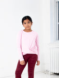 GIRLS 2-6 WRAP FRONT T