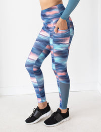 LADIES SIDE POCKET LEGGING WITH MESH