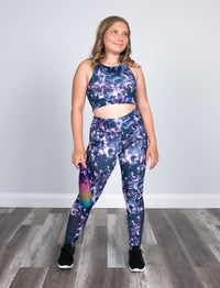 GIRLS HIGH NECK ACTIVE CROP