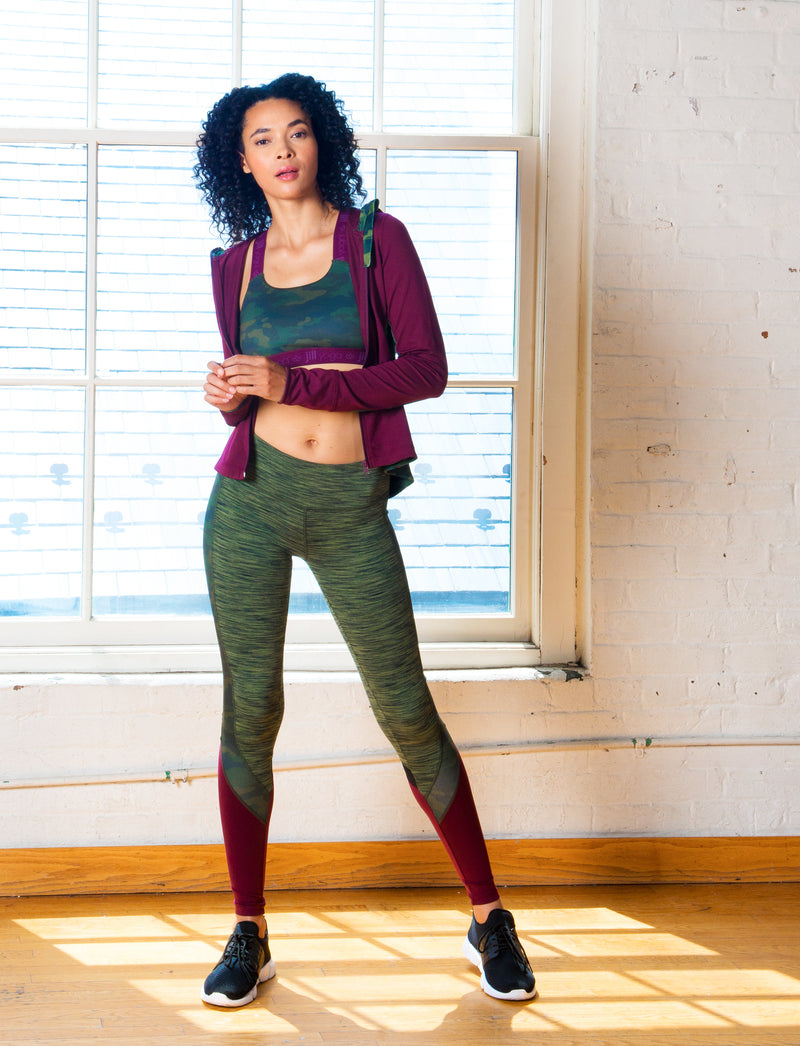 LADIES "JILL YOGA" ACTIVE CROP