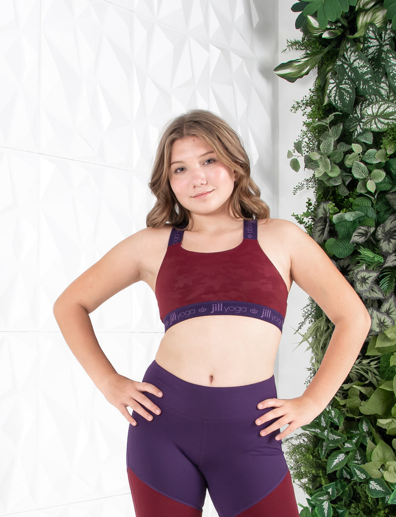 GIRLS "JILL YOGA" ACTIVE CROP