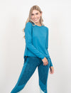 LADIES MESH YOKE SPLIT BACK T-SHIRT