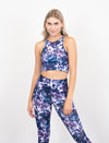 LADIES HIGH NECK ACTIVE CROP