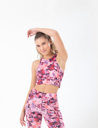 LADIES HIGH NECK ACTIVE CROP