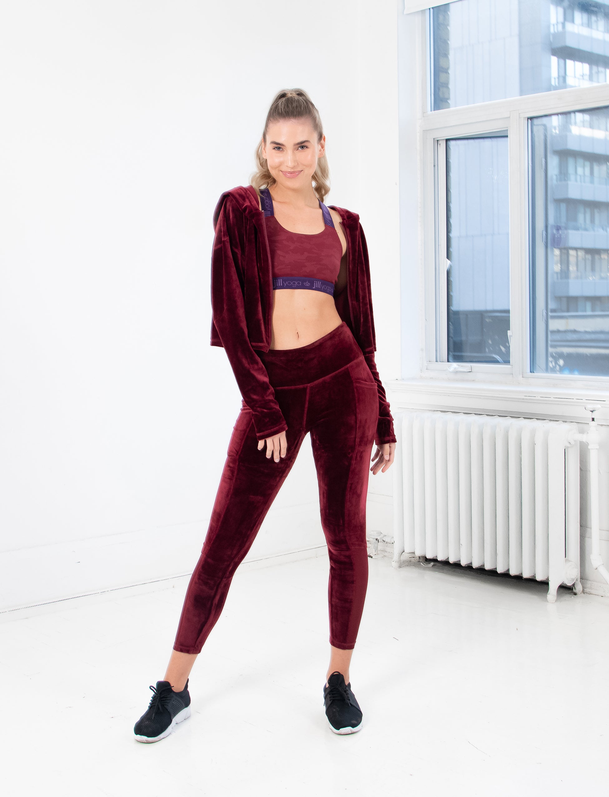 LADIES VELVET CUT AND SEW LEGGING
