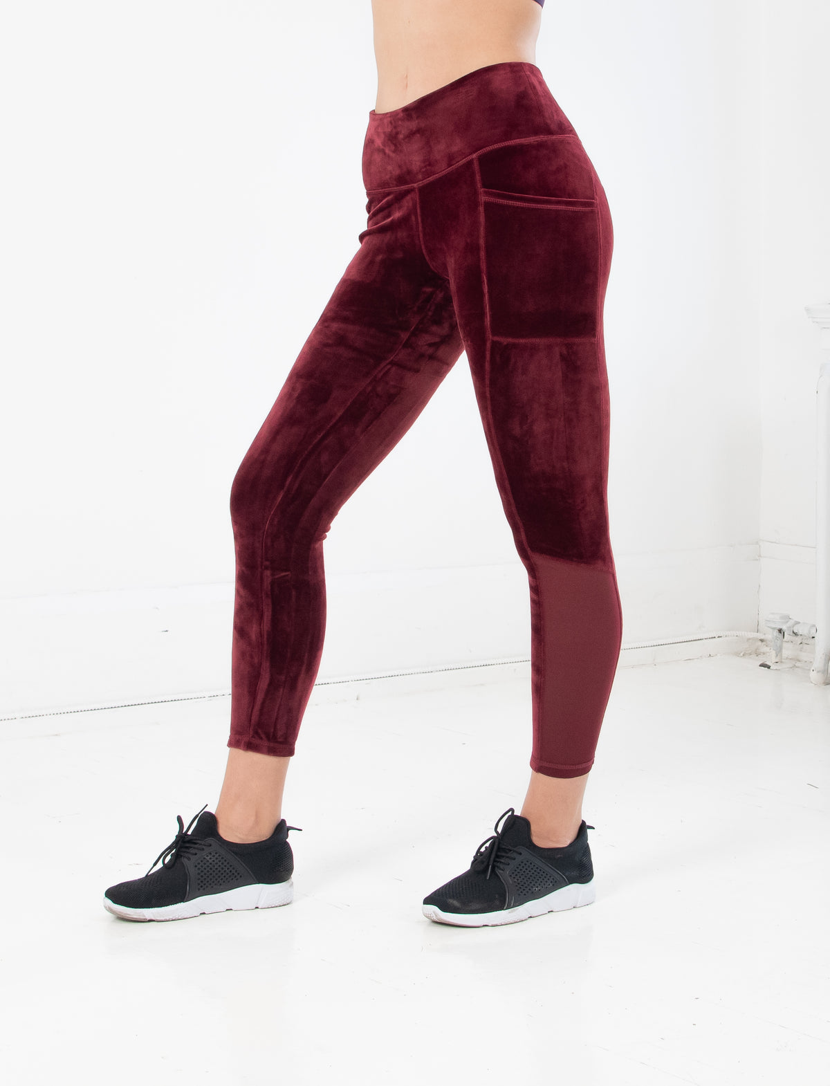 LADIES VELVET CUT AND SEW LEGGING