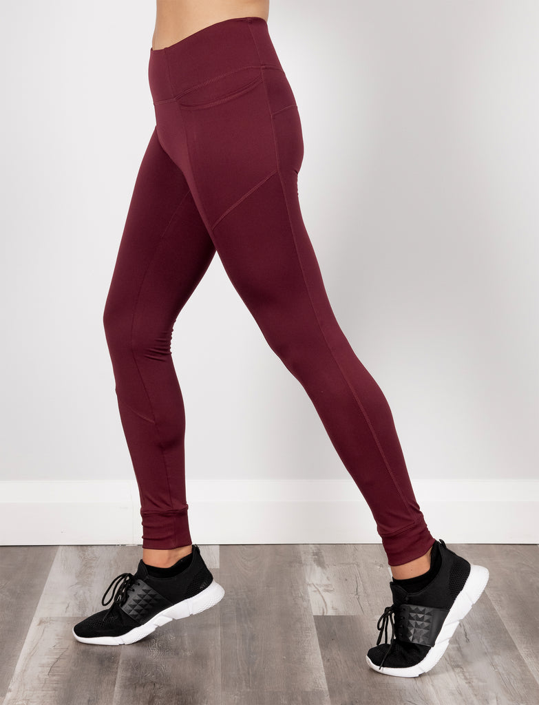 LADIES LOUNGE LEGGING W/ SIDE POCKET – Jill Yoga | Leggings