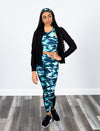 LADIES PRINTED SIDE POCKET LEGGING
