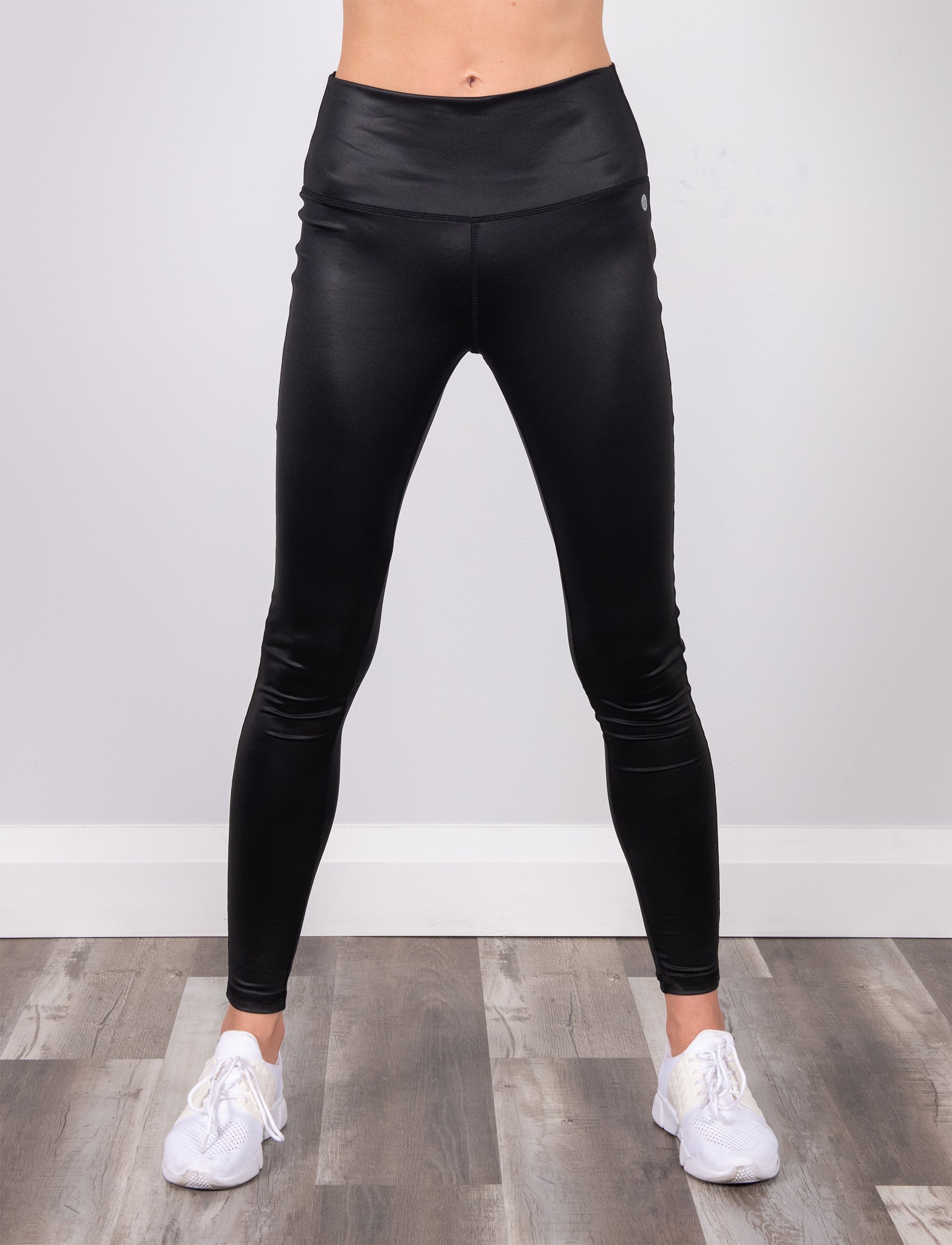 Ladies coated leggings hotsell