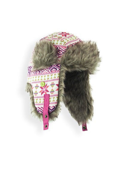 GIRL'S 2-3X TRAPPER W/FAUX FUR