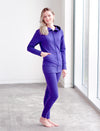 LADIES ZIP FRONT COTTON HOODY