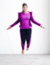 GIRLS SEAMLESS WARM UP T