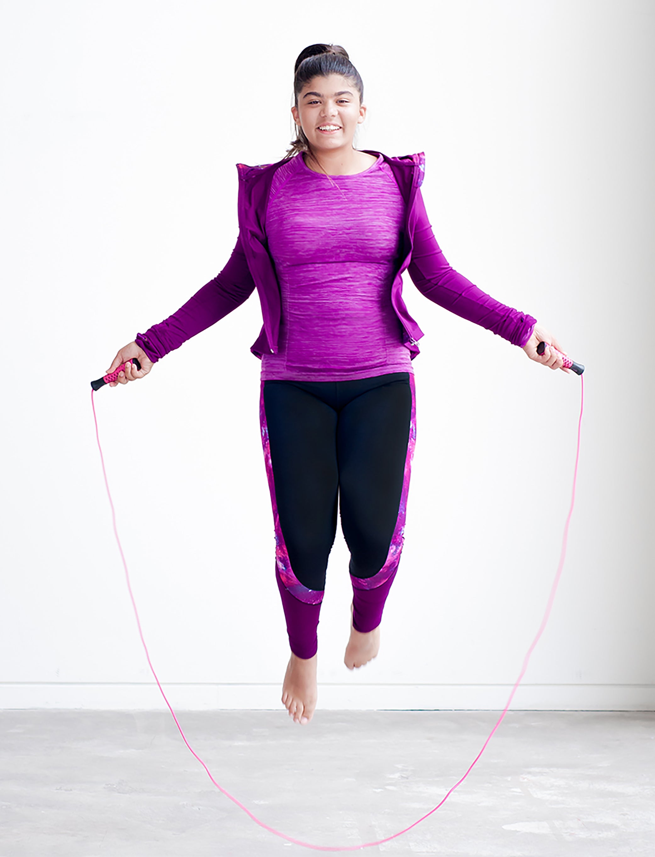GIRLS SEAMLESS WARM UP T
