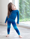 GIRLS 2-6 SEAMLESS WARM UP T