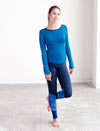 GIRLS ELASTIC WAIST CUT AND SEW LEGGINGS