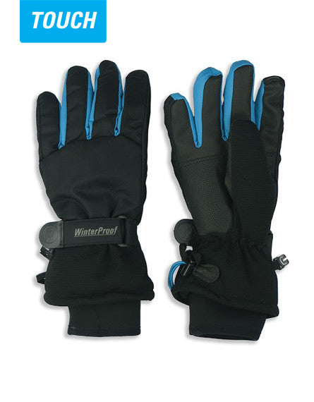 BOY'S 7-16 TOUCH CAPABLE SKI GLOVE