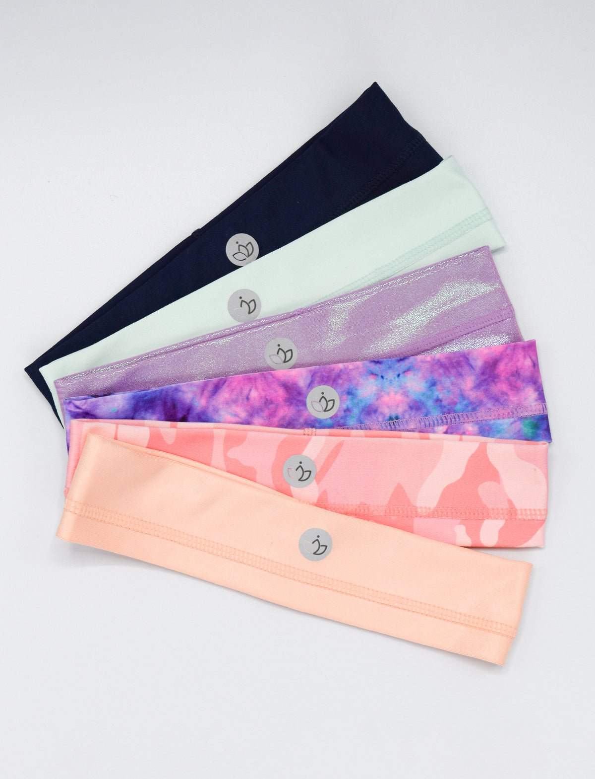 GIRLS TIE DYE PRINT ATHLETIC HEADBAND