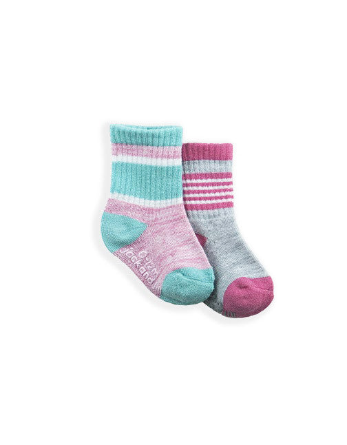 INFANT GIRLS FASHION SOCKS (2 PACK)