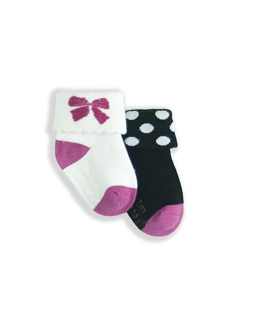 INFANT GIRLS FASHION TURN CUFF  (2 PACK)