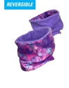 GIRLS PRINTED REVERSIBLE FLEECE NECK WARMER