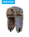 BOYS 4-16 QUILTED REFLECTIVE TRAPPER HAT